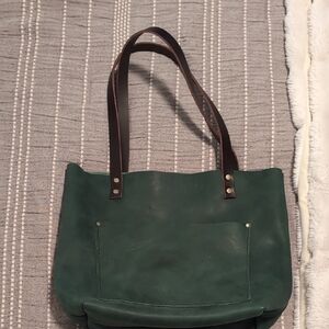 Portland Leather Medium Classic Tote - Surf